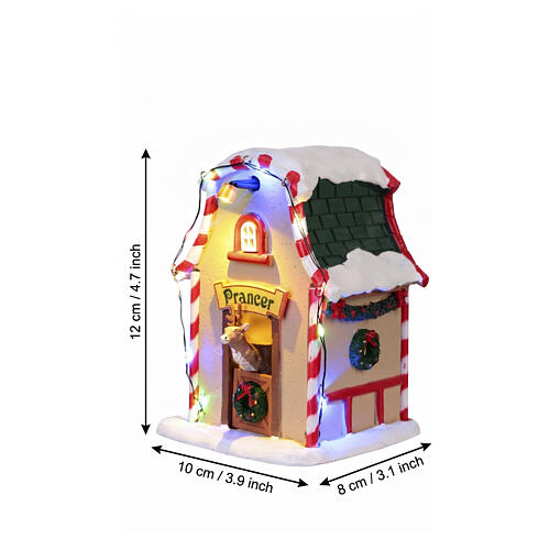 Prancer's Den AC Adaptable Tischakzent Lemax Santa's Wonderland 12x10x8 cm - 54534 3