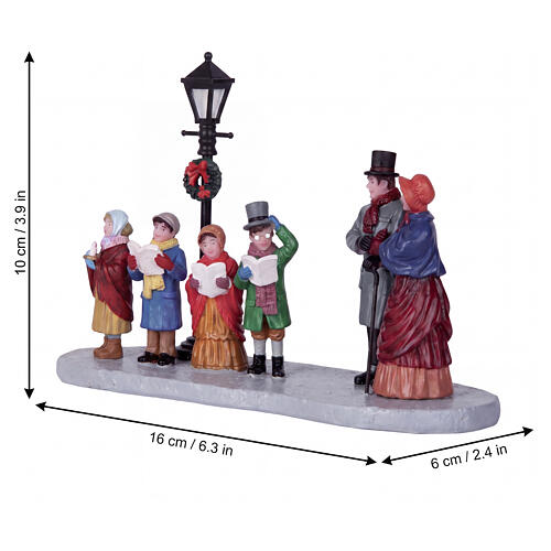 Street Lamp Serenade Lemax Weihnachtsliedersänger 10x16x6 cm - 63272 2