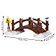 Split Rail Footbridge accessorio da tavolo Lemax Vail Village 6x19x9 cm - 63276 s2