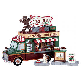The Gingerbread Man set 3 pezzi ambientazione Lemax 12x25x7 cm - 63278