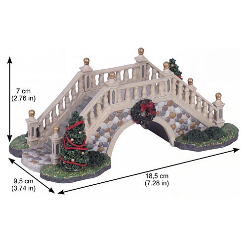 Park Footbridge Szenerie Lemax 7x18x10 cm - 63567 2