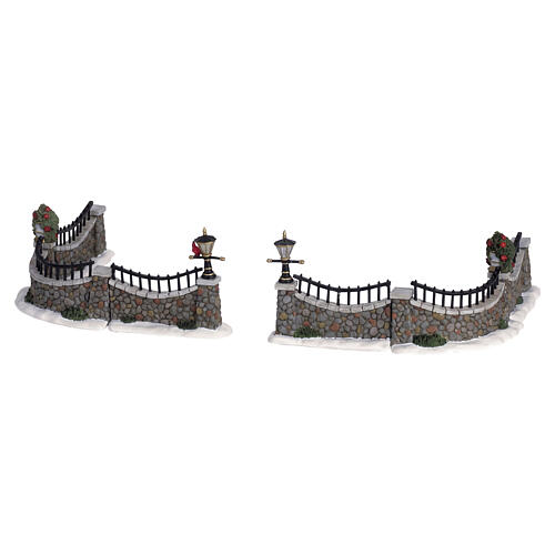 Stone Wall 6er-Set Mauer Lemax 7x54x3 cm - 63576 1