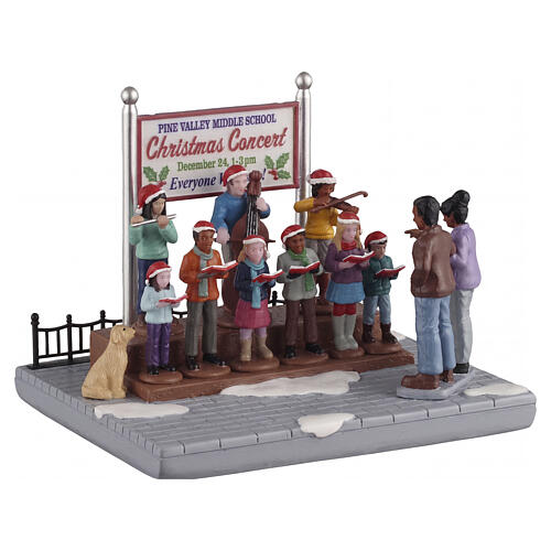School Christmas Concert accessorio da tavolo Lemax 10x13x11 cm - 63809 1