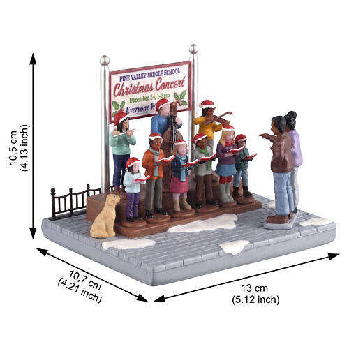 School Christmas Concert accessorio da tavolo Lemax 10x13x11 cm - 63809 2