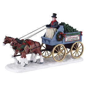 Christmas Is Coming ambientazione Lemax Caddington Village 11x21x7 cm - 63816