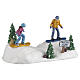 Snowboarding Practice accessorio da tavolo Lemax Vail Village 9x17x8 cm - 63821 s1