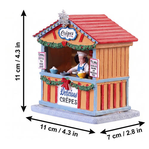 Crepes Tischakzent Lemax Caddington Village 11x11x7 cm - 63828 2