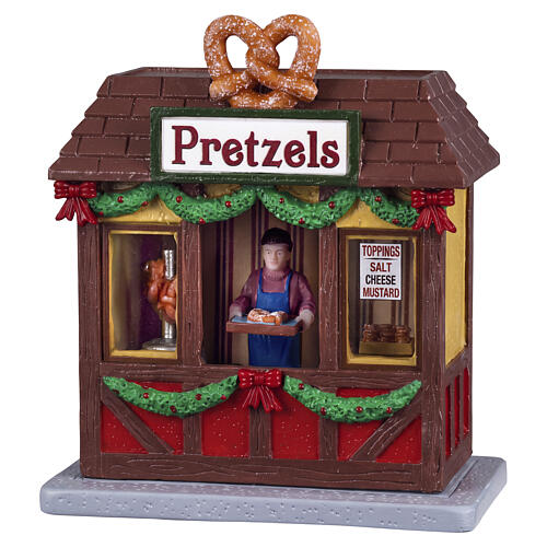 Pretzels accessorio da tavolo Lemax Caddington Village 13x11x7 cm - 63829 1