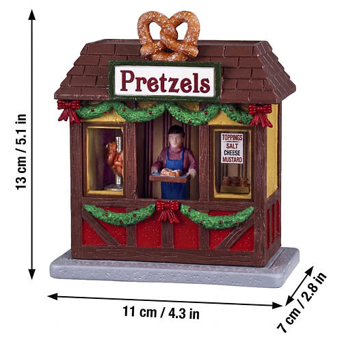 Pretzels accessorio da tavolo Lemax Caddington Village 13x11x7 cm - 63829 2