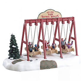 Swing Boats (4.5V) accessorio da tavolo Lemax Caddington Village 19x28x15 cm - 64063