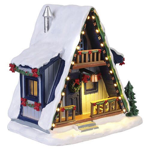A-frame Rental Home accessorio da tavolo Lemax Vail Village 12x12x9 cm - 64678 3