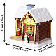 Snowshoe Cabin accessorio da tavolo Lemax Vail Village 11x12x10 cm - 64680 s2