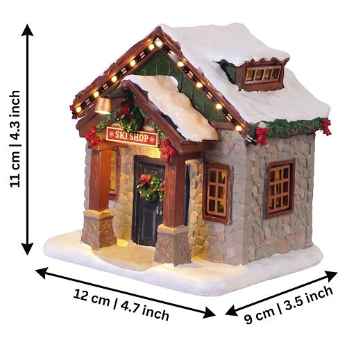 Ski Shop Tischakzent Lemax Vail Village 11x12x9 cm - 64681 2