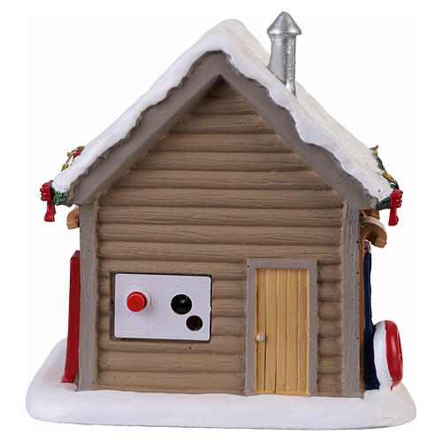 Slopeside Sled Rental accessorio da tavolo Lemax Vail Village 13x13x12 cm - 64683 4
