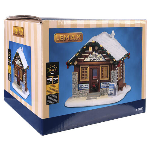 Ski & Snowboard School Tischakzent Lemax Vail Village 12x13x12 cm - 64685 6