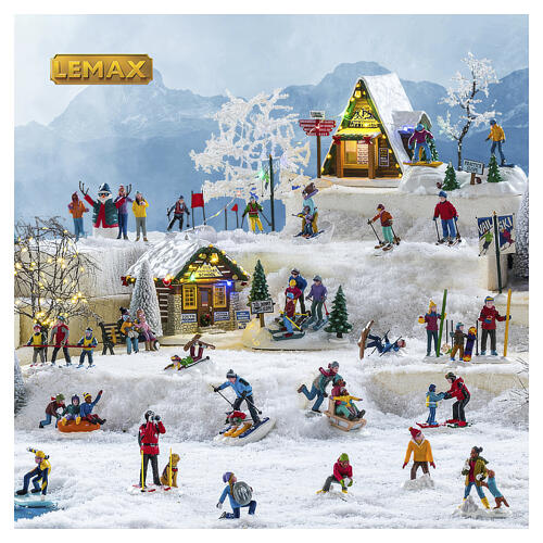 Ski & Snowboard School accessorio da tavolo Lemax Vail Village 12x13x12 cm - 64685 2