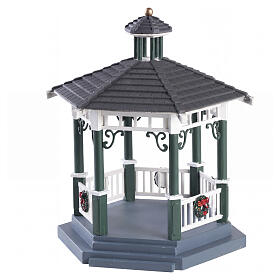Victorian Park Gazebo Tischakzent Lemax Caddington Village 16x14x14 cm - 83369