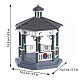 Victorian Park Gazebo accessorio da tavolo Lemax Caddington Village 16x14x14 cm - 83369 s2