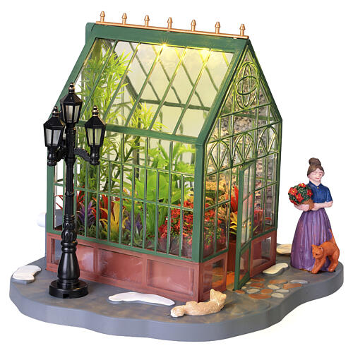 Victorian Greenhouse (4.5V) accessorio da tavolo Lemax 15x17x15 cm - 84347 3
