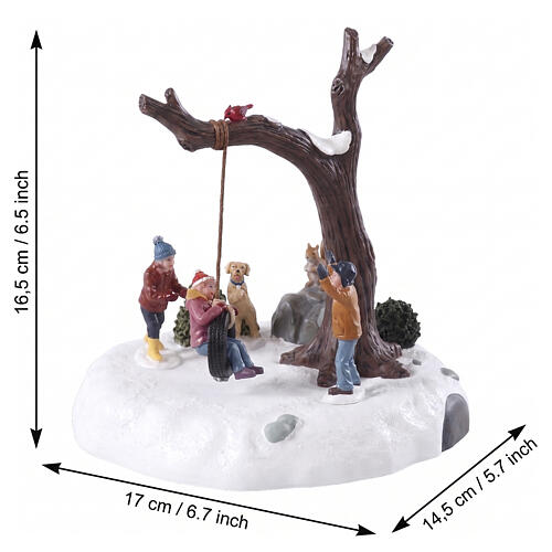 Tire Swing Twirl (4.5V) Tischakzent Lemax 16x17x14 cm - 84354 2