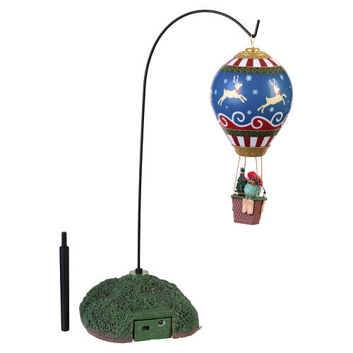 Reindeer Hot Air Balloon (4.5V) Tischakzent Lemax Santa's Wonderland 38x21x12 cm - 84388 5