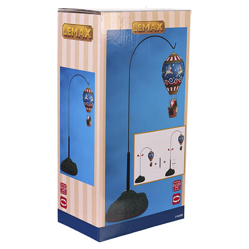 Reindeer Hot Air Balloon (4.5V) Tischakzent Lemax Santa's Wonderland 38x21x12 cm - 84388 8
