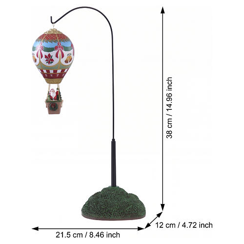 Holiday Cheer Hot Air Balloon (4.5V) accessorio Lemax Santa'S Wonderland 38x21x12 cm - 84389 2