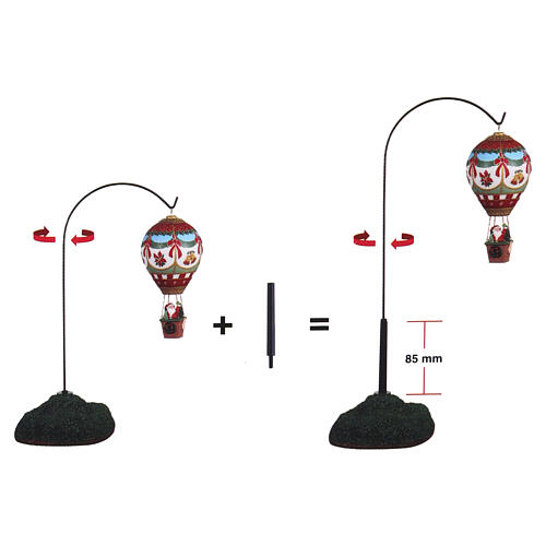 Holiday Cheer Hot Air Balloon (4.5V) accessorio Lemax Santa'S Wonderland 38x21x12 cm - 84389 4