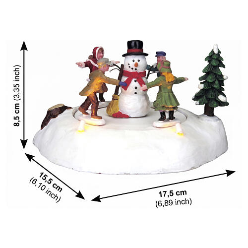 The Merry Snowman (4.5V) Tischakzent Lemax Caddington Village 8x17x15 cm - 84776 2
