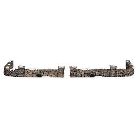 Colonial Stone Wall set 10 pezzi ambientazione Lemax 3x66x2 cm - 93304