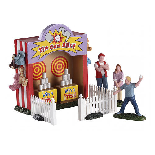 Tin Can Alley set 7 pezzi accessorio da tavolo Lemax Carnival 12x39x4 cm - 93429 1