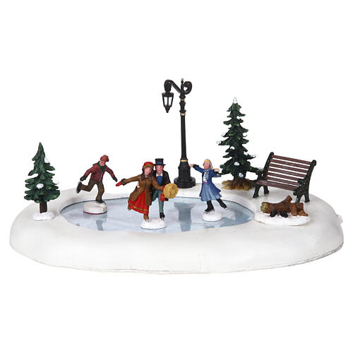 Winter Skating (4.5V) Tischakzent Lemax Caddington Village 13x29x20 cm - 94024 1