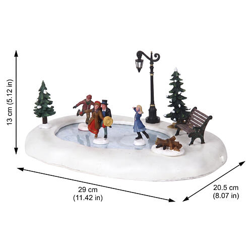 Winter Skating (4.5V) Tischakzent Lemax Caddington Village 13x29x20 cm - 94024 2