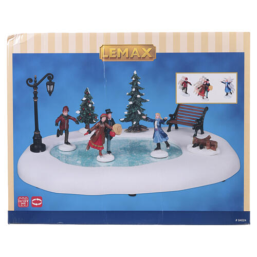 Winter Skating (4.5V) accessorio da tavolo Lemax Caddington Village 13x29x20 cm - 94024 4