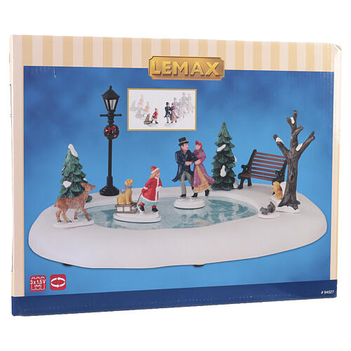 Victorian Skaters (4.5V) Tischakzent Lemax Caddington Village 20x28x13 cm - 94527 4