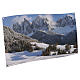 Dolomiti MyVillage fondale in tela per villaggio natalizio 75x150 cm s1