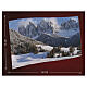 Dolomiti MyVillage fondale in tela per villaggio natalizio 75x150 cm s2