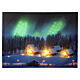 Quadro luminoso MyVillage effetto aurora boreale 55x75 cm s1