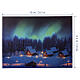 Quadro luminoso MyVillage effetto aurora boreale 55x75 cm s3