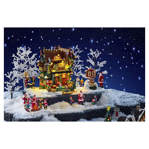 Sfondo luminoso MyVillage effetto stelle 55x75 cm 2