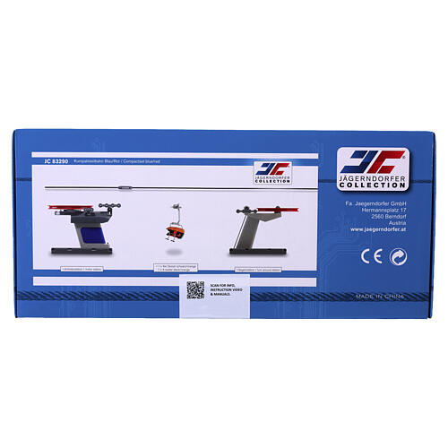 Impianto di risalita Basic Jägerndorfer con seggiola blu e rossa 20x20x20 cm scala 1:32 6