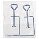 Impianto di risalita Basic Jägerndorfer con seggiola blu e rossa 20x20x20 cm scala 1:32 s12