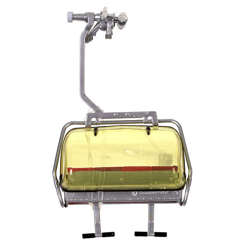 Seggiola Jägerndorfer a 4 posti rossa e nera 15x5x5 cm scala 1:32 4