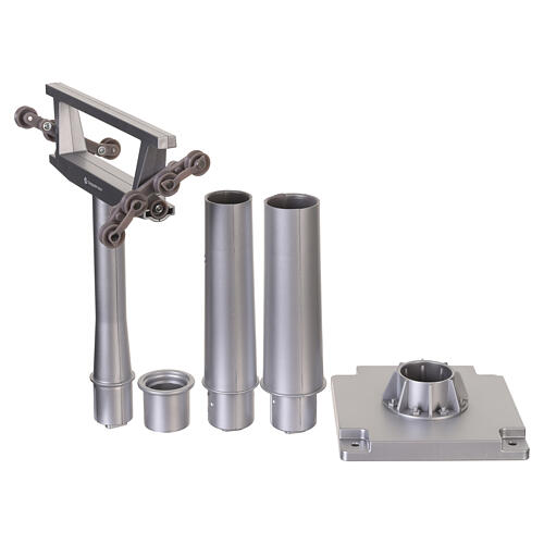Pilone regolabile Jägerndorfer 45 cm per impianto di risalita scala 1:32 6