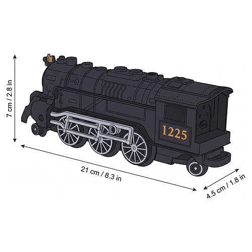The Polar Express Lionel set tren con circuito 165x104 cm 3