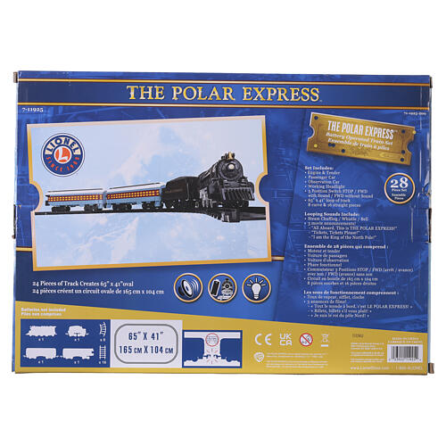 The Polar Express Lionel set treno con circuito 165x104 cm 13