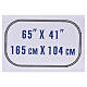 The Polar Express Lionel set treno con circuito 165x104 cm s11