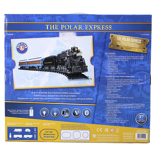 Treno Lionel The Polar Express Ready to Play con circuito 186x127 cm 17