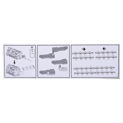 Treno Lionel The Polar Express Ready to Play con circuito 186x127 cm 19