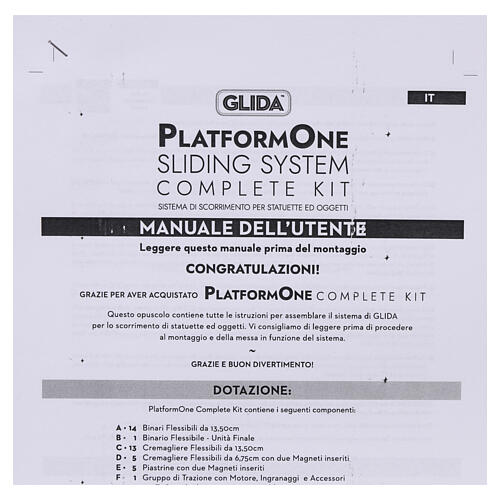 Glida Platform One set completo con percorso 210 cm 4
